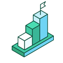 bar graph with three bars 