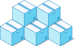 Shipping boxes that represent that many platforms and tools