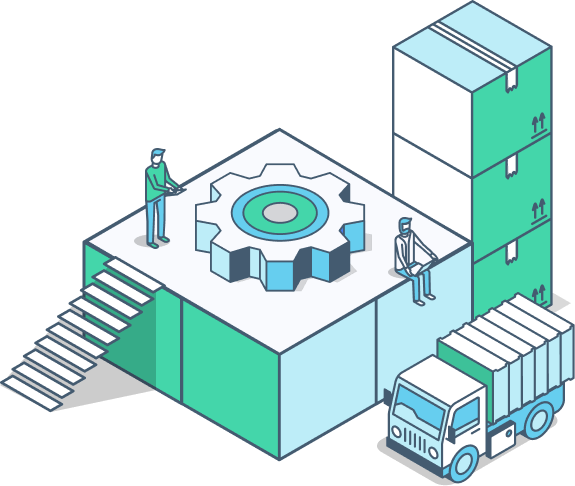 Illustration representing Customizing Manufacturing Solutions